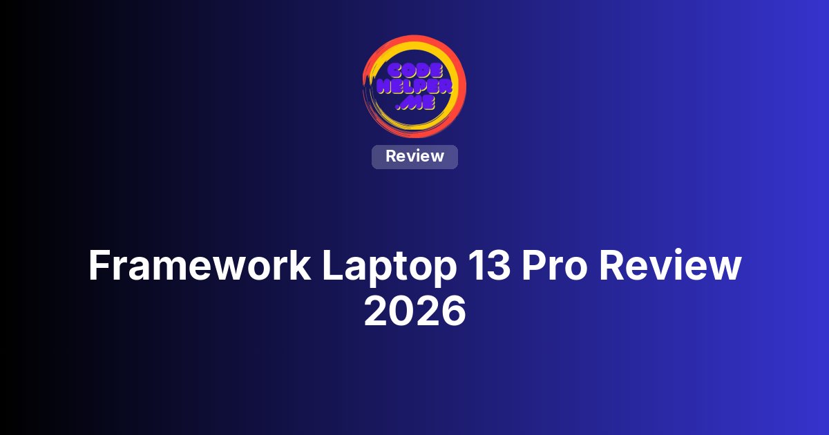 Framework Laptop 13 Pro Review 2026 | First Impressions and Open ...